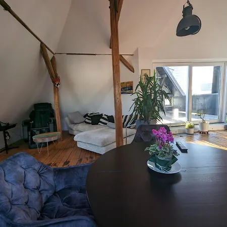 Apartment Luxurioeses Penthouse Mit Dachterrasse & Massagesessel Em-apartments Deutschland *