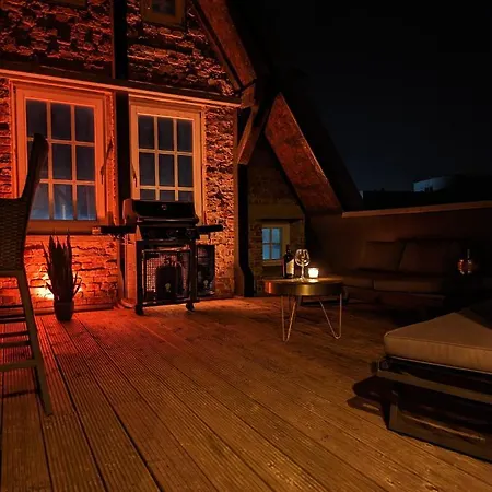 Luxurioeses Penthouse Mit Dachterrasse & Massagesessel Em-apartments Deutschland * Bielefeld