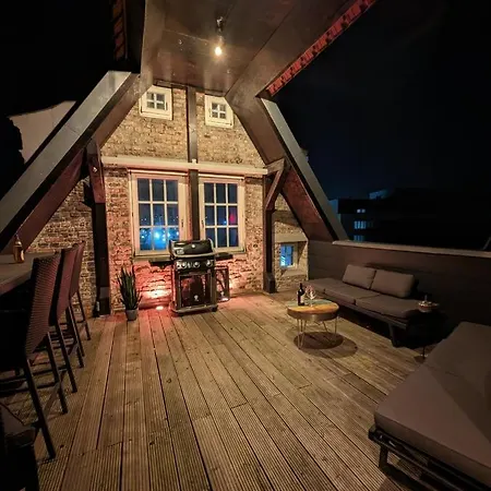 Apartment Luxurioeses Penthouse Mit Dachterrasse & Massagesessel Em-apartments Deutschland Bielefeld