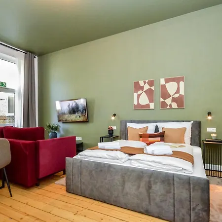 Stylisches Altbau-loft Nahe Hbf Mit Outdoor-oase - Nuju Appartement Bielefeld