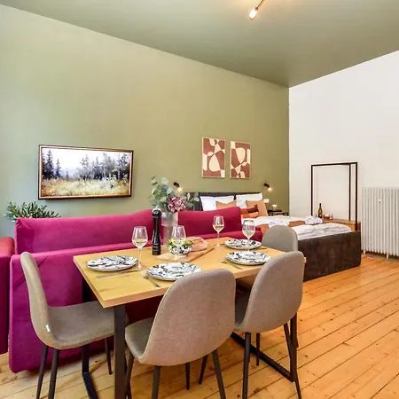 Appartement Stylisches Altbau-loft Nahe Hbf Mit Outdoor-oase