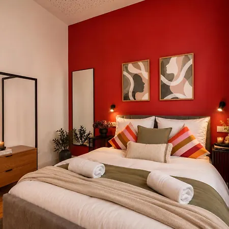 Nuju - 6-apartments - 26 Gaeste - Garten 公寓 比勒费尔德