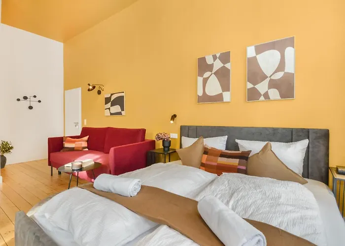 Apartment Stylisches Altbau-loft Nahe Hbf Mit Outdoor-oase Bielefeld